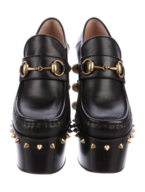 gucci loafer platform